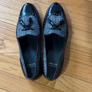 Stuart Weitzman Patent Leather Tassel Loafers Woman’s 8.5
